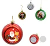 sublimations blanks Christmas Ball Decoration for Sublimation INk Transfer Printing Heat Press DIY Gifts Craft Can Print