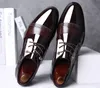 Mode Slip op Mannen Designer Jurk Schoenen Oxfords Business Classic Leather Men's Wedding Suits Luxurys Office Work Casual Shoe