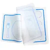 Matten Pads 30 cm Blue Pink Silicone Placemat voor kinderen Montessori Early Educational Materials Table Manners Preschool Child Education