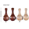 Eco-Friendly Wood Spoon Wooden Coffee Tea Stirring Soup Scoop Mini Children Feeding Kid Scoops Kitchen Sugar Salt Spoons BH5202 TYJ