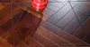 American Walnut Black color wood flooring hardwood parquet tile square shape marquetry inlay art deco interior wallpaper carpet High-end custom Designed