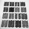 5 par 20mm faux mink falska falska ögonfransar Fluffy Eye Lashes Extensions i 16 stilar 8dx01 ~ 8dx16