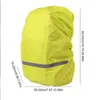 Outdoor Bags Reflective Waterproof Backpack Rain Cover Sport Night Cycling Safety Light Raincover Case Bag Camping Hiking 30-55L