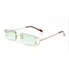 Pawes Gözlük Çerçeve Erkekler Güneş Gözlükleri Altın Yansıtıcı Clear Lens Reçete Gözlükleri 98013142506