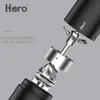 HERO Portable Manual Coffee Grinder 420 Stainless Steel Burr Grinder Durable Coffee Bean Maker Mini Coffees Milling 15g Capacity 210309