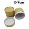 4サイズの円形茶包装チューブ包装包装卸売クラフトコーヒー紙チューブ油絵シリンダー