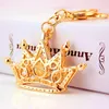 Crystal Crown Bag Sleutelhanger Sieraden Rhinestone Sleutelhanger Voor Car Charm Sleutelhanger Creative Gift 7 stijlen