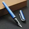 Penna stilografica Hero 600 Penna a inchiostro in metallo Pennino fine Cappuccio in argento Cancelleria Materiale scolastico per ufficio Penne per scrittura aziendale