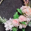 Wedding Flower Bridesmaid Artifical Wedding Flowers Bride Decoration Rose Wreath Bridal Artificial Garland Hoops Accessories5417321