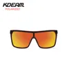 KDEAM summer style Men Sunglasses Polarized One-piece Shape Fashion Sun Glasses Suitable Long-lasting Goggles KE57