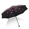 Fleur parapluie pluie femmes mode pleine panne d'électricité couleur flash flash arqué princesse parasols femme parasol cadeau créatif