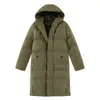 XiExhse zagęszczona marka męska w dół kurtka z dużym prawdziwym kołnierzem futra Ciepła parka -30 stopni mężczyźni dorywczo wodoodporny płaszcz zimowy 211204