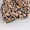 Sexy Frauen Dreidimensionale Stahl Ring Bh Sommer Mode Damen High Street Weibliche Leopard Print Top 210515