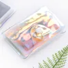 Hologramme Transparent porte-carte de crédit femmes porte-cartes organisateur portefeuille mode clair Pvc passeport cartes couverture 20 Bits carte sac