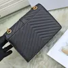 30 cm Work Crossbody Worka Oryginalna skórzana torebka torby na ramię łańcuch Torebka Pieczelnik Karta Gniazdka Messenger Tortes349n