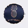 Cushion/Decorative Pillow Blue Gold Pineapple Satin Cushion Light Luxury Sofa Pillowcase Back Coussins Decoratif Salon