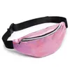 Bolsas de cintura 2021 Bolsa holográfica femenina para mujeres Rosa Oro Negro Láser Fanny Pack Cinturón Pecho Ladies Bum Unisex Banana271E