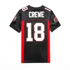 C202 가장 긴 마당 평균 기계 18 Paul Crewe Movie Football Jersey 남자 팀 홈 흑인 자수 및 재봉 가능한 순수면 최고 품질