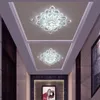 Modern Led Kristal Tavan Işığı Ev Dekorasyon Balkon Lambası Sundurma Koridorları Montaj Beyaz Işıklar