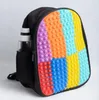 Decompression Toy Material Custom Made Candy Color Children Silicon it Bubble 12 inch Puzzle Bag Kids School Silicone Backpack6914512