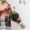 ブランド腕時計ファッション女性レディースガールクリスタルブレスレットスタイルの高級金属鋼バンドクォーツ時計 CHA 21