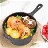 Pans Cookware Kitchen, Dining & Bar Home Garden Cast Iron Saucepan, Non-Stick Pan With Lid Deep Pan, Suitable For Induction, Electric And Ga