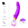 Nxy Vibrators Dropshipping Silicone Buceta e vagina Massager Mulheres USB Recarregável Clitiros Vibrador Rose Sex Toy 0106