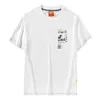 Sh283 homens t-shirt casual t-shirt simples tendência hip-hop streetwear All-Matched roxo O-pescoço de manga meia roupas masculina H1218