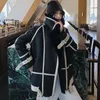 Women's Fur Women's & Faux 2022 Winter Fashion Design Ladies One Piece Of Jacket Warm Real Sheepskin Coat Women Streetwear