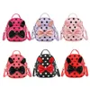 Children Bags for girls Kindergarten Kids School Bags Cartoon Bow tie Cute Dots Baby School Backpack Nursery Toddler Rucksack X0529