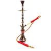 Egyptisk kettle koppar arabisk hookah full uppsättning handmålade hookah tillbehör kolfrukt brinnande salva