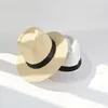 Chapeau melon d'été à grands bords pour hommes, chapeau de soleil, chapeau cool, chapeau de paille chiffré, 1R9C2