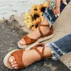 Kobiety Sandały Kobieta Konopie Zip Platforma Platformy Damskie Casual Cross Paski Buty Plażowe Kobiet Peep Toe Lato Kobiet Plus Rozmiar 43