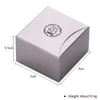 Obejrzyj skrzynki Przypadki Sterling Silver High-End Packaging Box Pierścień 5 * 5 * 3,5 cm Bydlery Organizator Torba Pasek Luksusowy Projektant