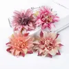 6 Pieces Silk Gerbera 10cm wedding decorative flowers wall diy christmas wreath vase for home decor artificial flowers wholesale Y0630