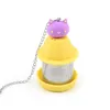 Creative Tea Infusers Siliconen Cartoon Tealeakage Roestvrijstalen thee -filter Silica Gel Herbruikbare Teatools279G289Q6860587