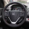 Synthetic Leather Car Steering Wheel Cover For Honda CRV Crv 2012 2013 2014 2015 2016 J220808194Q