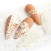 1Heol branco 5d adesivo de unhas em relevo laço decalque decalque unhas design arte design floral borboleta manicure decor na213