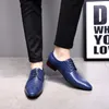 2021 Erkekler Moda Sivri Burun Lace Up Ayakkabı Deri Tasarımcı Iş Rahat Elbise Ayakkabı Düğün Ayakkabı Büyük Boy 38-48