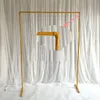 Wedding Arch Background Frame Wrought Iron Flower Stand Custom Home Birthday Party Background Wall Decorative Shelf Gold White