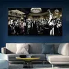 Musik Singer Star Gathering Großes Wohnzimmer Öl Leinwand Malerei Wandkunst Poster und Drucke für Schlafzimmer Home Decor Unframed224J