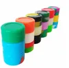 Nonstick wax containers silicone box 5ml silicon container food grade jars dab tool storage jar oil holder for vaporizer FDA approved-2