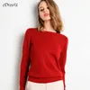 13 Couleurs Pull Femmes Pull O Cou Simple Automne Hiver Tricots Jaune Chameau Chandails Coréen Casual Bureau Jumper CR-JM001 211011