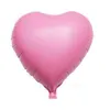 18 inç Romantik Kalp Inci Pembe Folyo Balonlar Helyum Doğum Günü Düğün Sevgililer Günü Globos Parti Dekorasyon Hava Topları Y0622