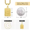 New Arrival Hiphop Alphabet A-Z Letter Necklace 18K Gold Plated Stainls Steel Rope Chain Initial Pendant Necklace