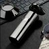 USB аккумуляторная электрическая бритва бритва водонепроницаемый 3D головка сухой мокрый светодиодный дисплей борода триммер моющийся бритье для мужчин P0817