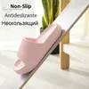 VIP Drop Badezimmer Slipper mit dicken, rutschfesten Cloud Slides Herren Fluffy Sandal Bottom Home Slipper Schuhe 211023