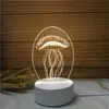 Cadeau de Saint Valentin pour petite amie 3D Night Light Love Heart Lampe USB Acrylique Lumières Anniversaire Femme Présent W-00591 91 J2