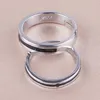 Christian Black Jesus Cross Band anelli anello in argento regolabile aperto per donna uomo coppia gioielli di moda volontà e sabbia