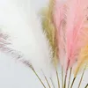 Dekorative Blumen Kränze 1pcs 120 cm künstliche Reedblumenbouquet -Feder -Pampas Gras getrocknet für Home Room Decor Hochzeits Geburtstagsfeier s